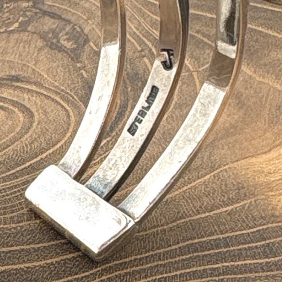 FEDERICO JIMENEZ Sterling Silver & Multi-Stone Rainbow Man Cuff Bracelet - Picture 5 of 6